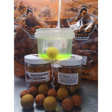 CFB FLUO Oldódó Csalizó Bojli Mangó 100g 20mm 24mm